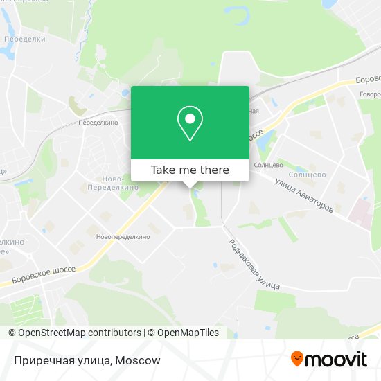 Приречная улица map