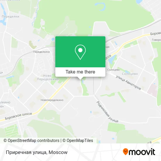 Приречная улица map