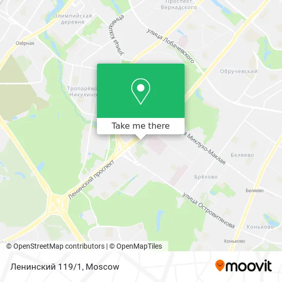 Ленинский 119/1 map