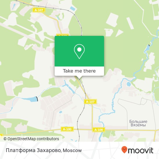 Платформа Захарово map