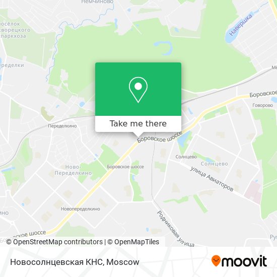 Новосолнцевская КНС map