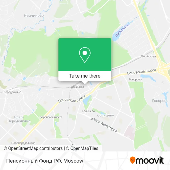 Пенсионный Фонд РФ map