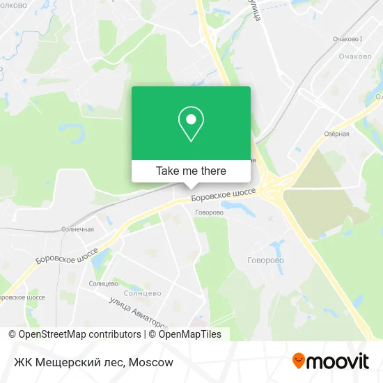 ЖК Мещерский лес map