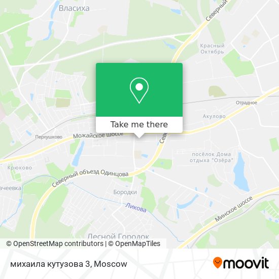 михаила кутузова 3 map