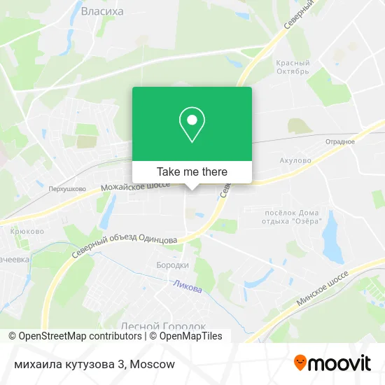 михаила кутузова 3 map