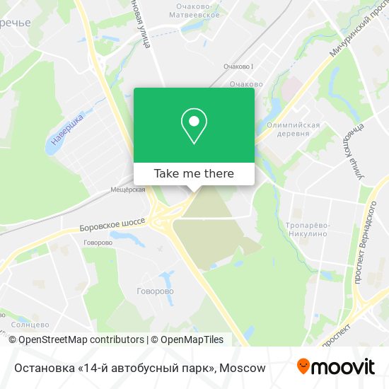 Остановка «14-й автобусный парк» map