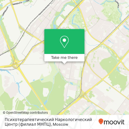 Психотерапевтический Наркологический Центр (филиал МНПЦ) map