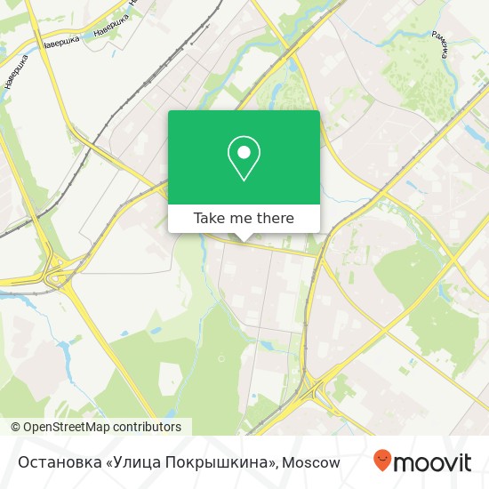 Остановка «Улица Покрышкина» map