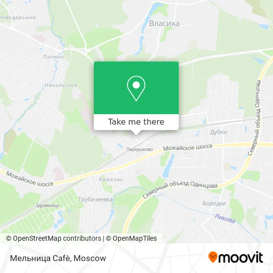 Мельница Cafè map