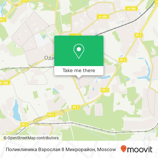 Поликлиника Взрослая  8 Микрорайон map