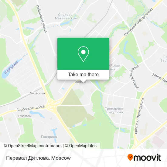 Перевал Дятлова map
