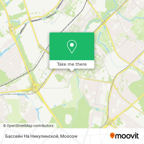 Бассейн На Никулинской map