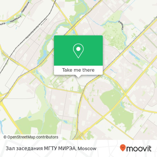 Зал заседания МГТУ МИРЭА map