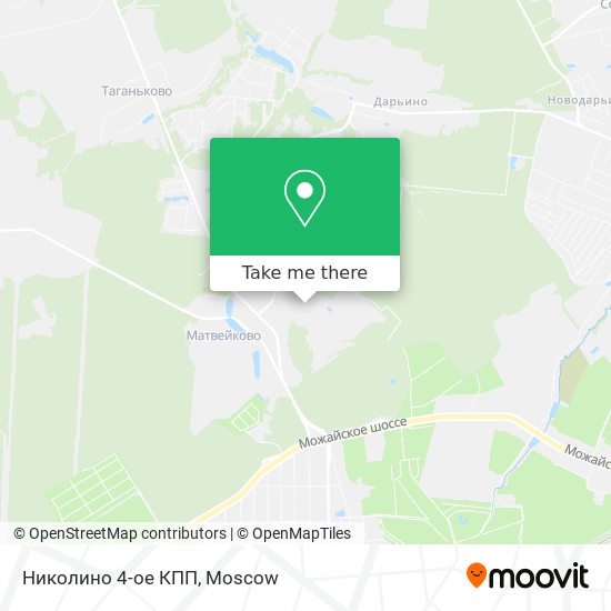 Николино 4-ое КПП map