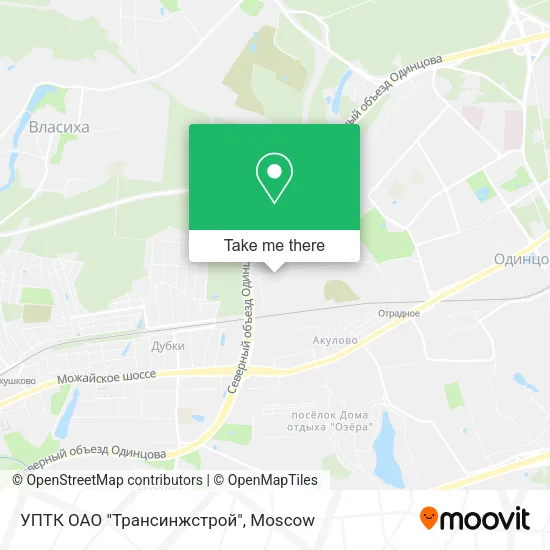 УПТК ОАО "Трансинжстрой" map