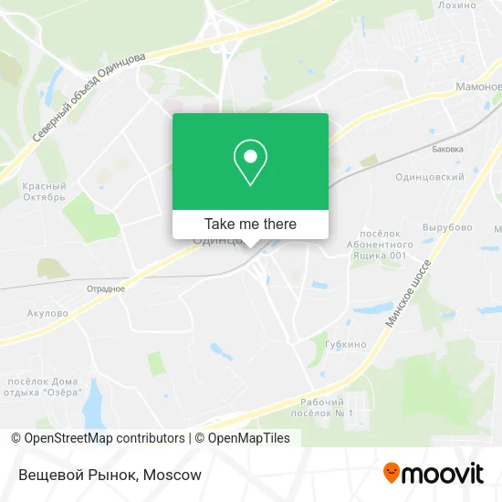 Вещевой Рынок map