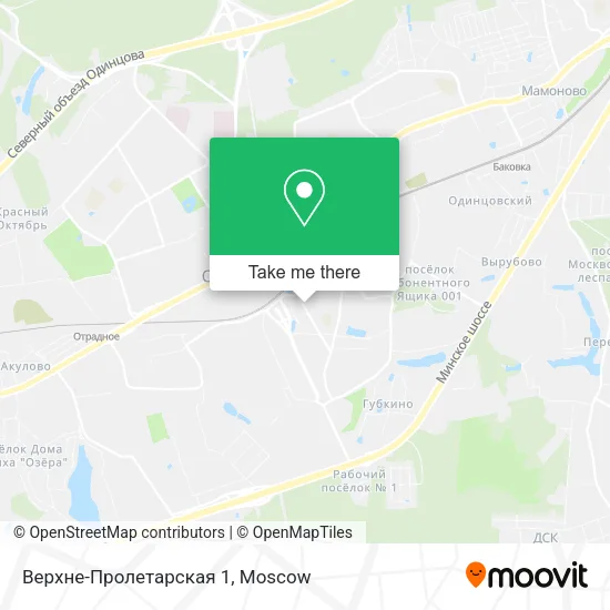 Верхне-Пролетарская 1 map