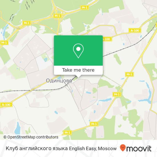 Клуб английского языка English Easy map