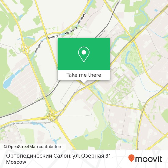 Ортопедический Салон, ул. Озерная 31 map