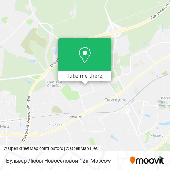 Бульвар Любы Новоселовой 12а map