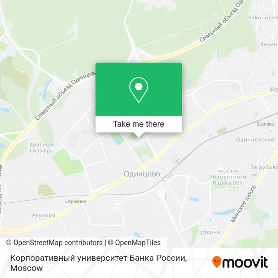 Корпоративный университет Банка России map