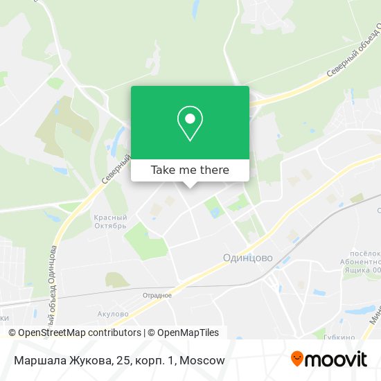 Маршала Жукова, 25, корп. 1 map