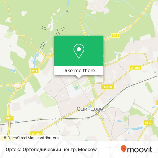 Ортека Ортопедический центр map