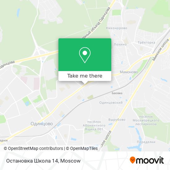 Остановка Школа 14 map