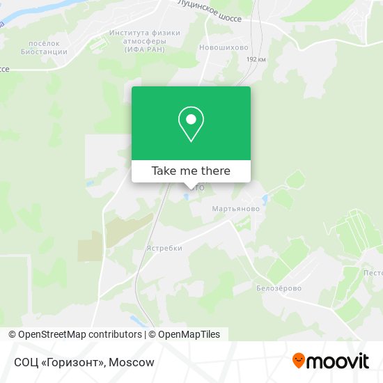 СОЦ «Горизонт» map