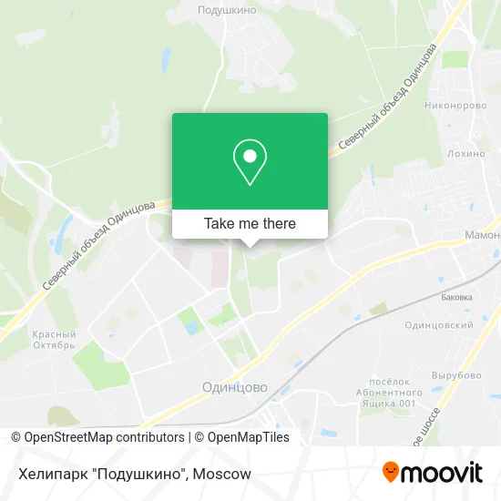 Хелипарк "Подушкино" map