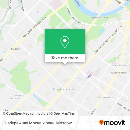 Набережная Москвы реки map