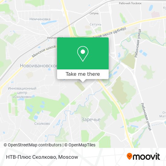 НТВ-Плюс Сколково map