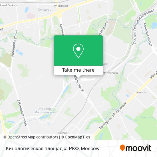 Кинологическая площадка РКФ map