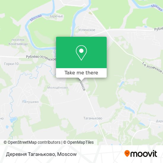Деревня Таганьково map