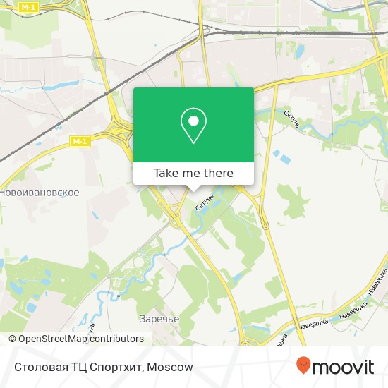 Столовая ТЦ Спортхит map