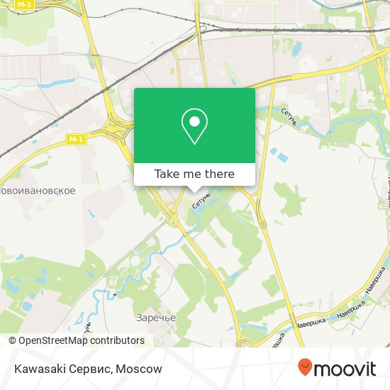 Kawasaki Сервис map