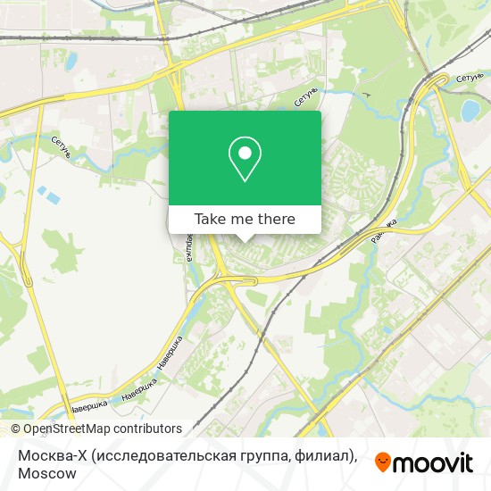 Москва-Х (исследовательская группа, филиал) map