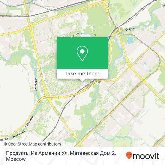 Продукты Из Армении Ул. Матвееская Дом 2 map