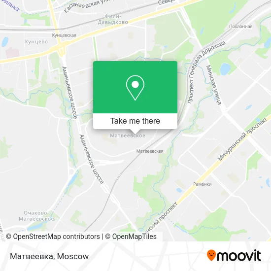 Матвеевка map