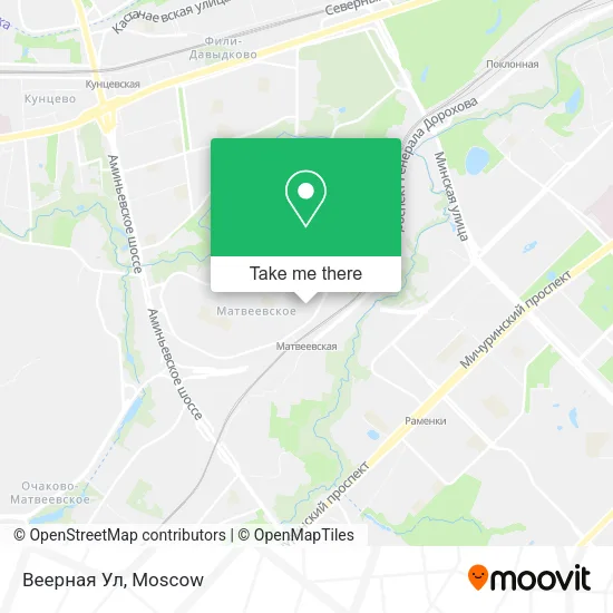 Веерная Ул map