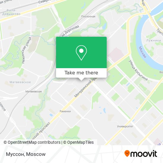 Муссон map