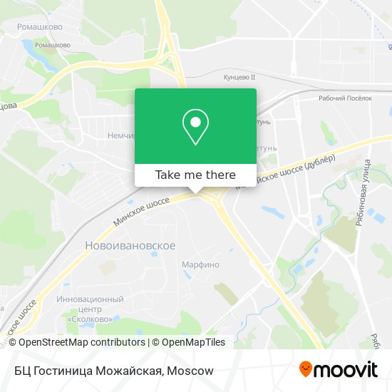 БЦ Гостиница Можайская map
