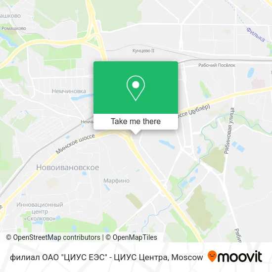 филиал ОАО "ЦИУС ЕЭС" - ЦИУС Центра map