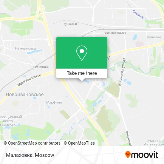 Малаховка map
