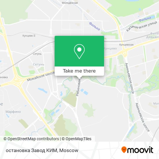 остановка Завод КИМ map