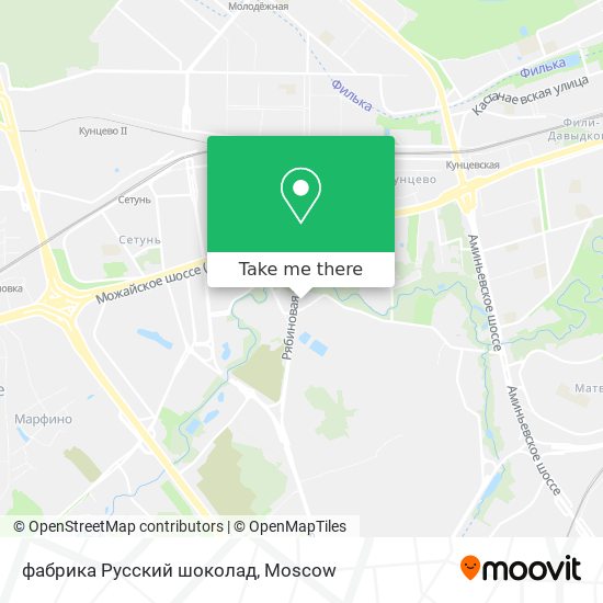 фабрика Русский шоколад map