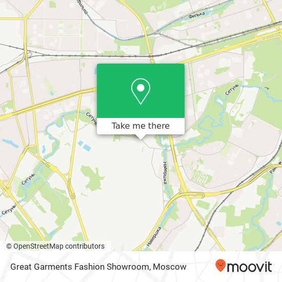 Great Garments Fashion Showroom map