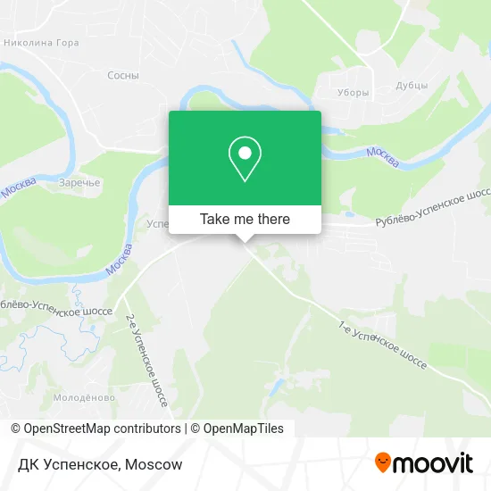 ДК Успенское map
