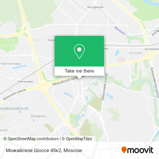 Можайское Шоссе 45к2 map