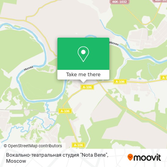 Вокально-театральная студия "Nota Bene" map